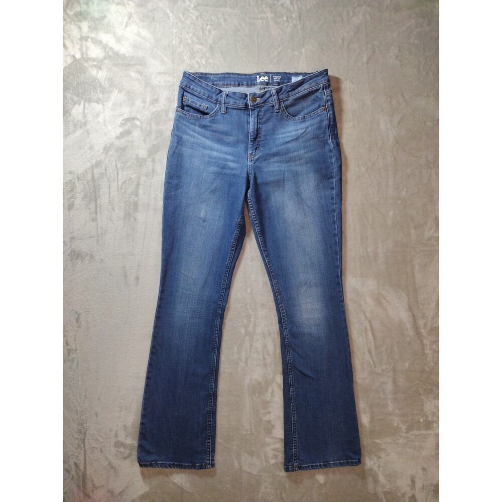 Lee Jeans Womens 12 Long Bootcut Regular Midrise Stretch Western Cowgirl Casual
